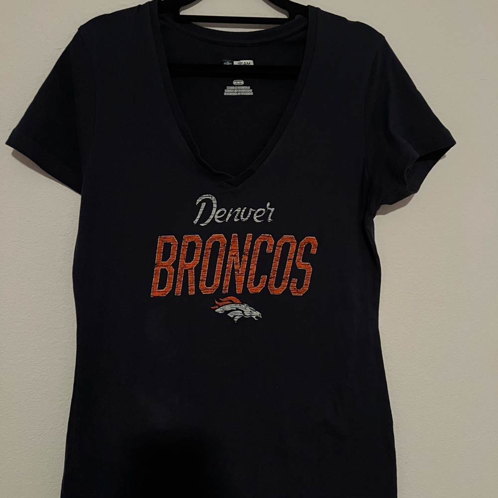 Denver Broncos Women's Navy T-Shirt
